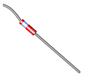 europascal EP-E168 Referenzthermoelement Typ S für Temperaturkalibrierung bis 1200 °C