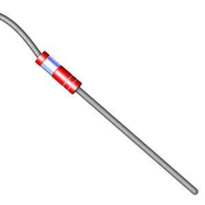 europascal EP-E168 Referenzthermoelement Typ S für Temperaturkalibrierung bis 1200 °C