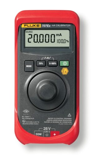 Fluke Calibration 707Ex eigensicherer Stromschleifenkalibrator für 4 bis 20 mA
