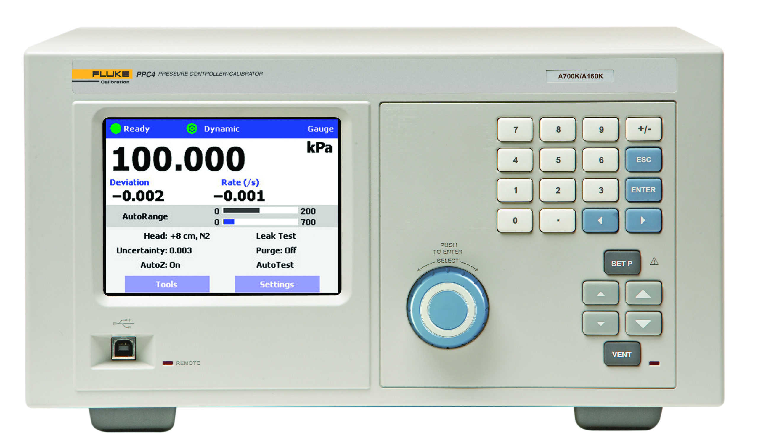 Fluke PPC4 Pressure Controller Calibrator