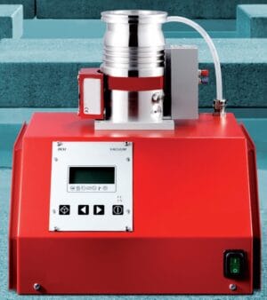 europascal HiCube 80 Hochvakuumsystem mit HiPace 80 Turbomolekularpumpe und trockener Membran Vorpumpe