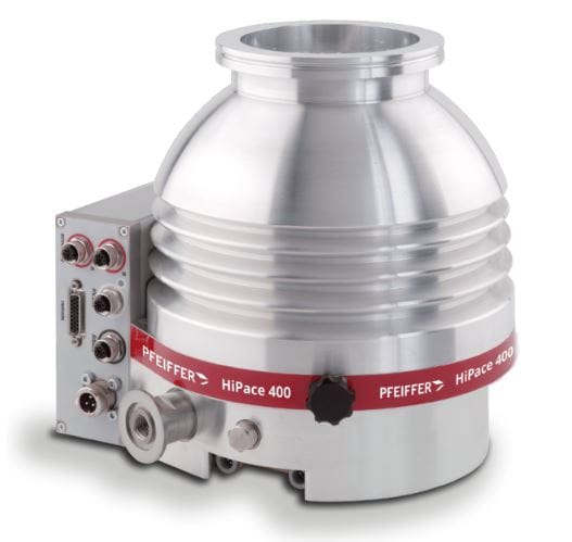 Pfeiffer Vacuum HiPace 400 P robuste Turbomolekularpumpe für industrielle Hochvakuum und Prozessanwendungen
